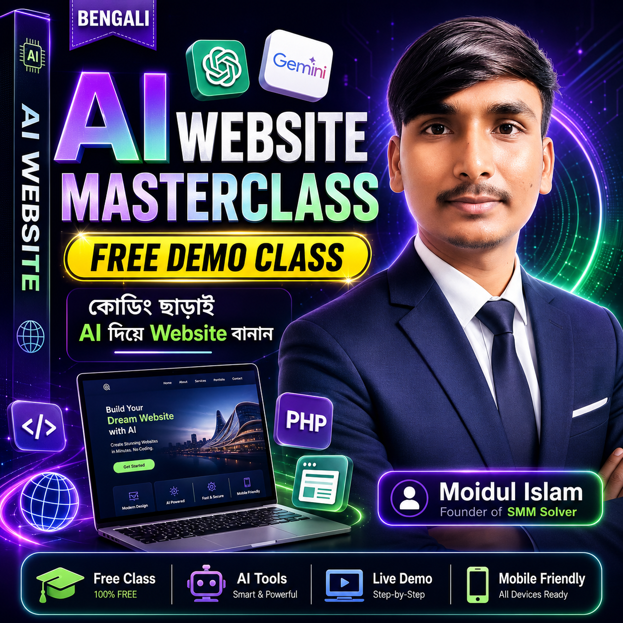 AI Website Masterclass Demo (FREE)